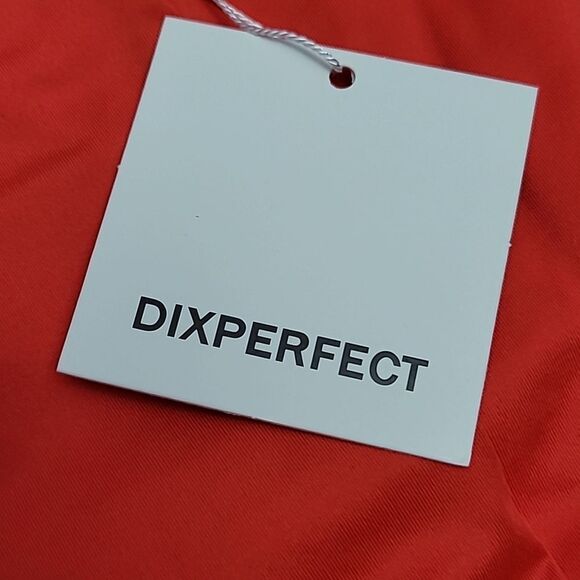 Red 80's 90's Inspired One Piece Swimsuit Women's Size Large - Picture 6 of 12